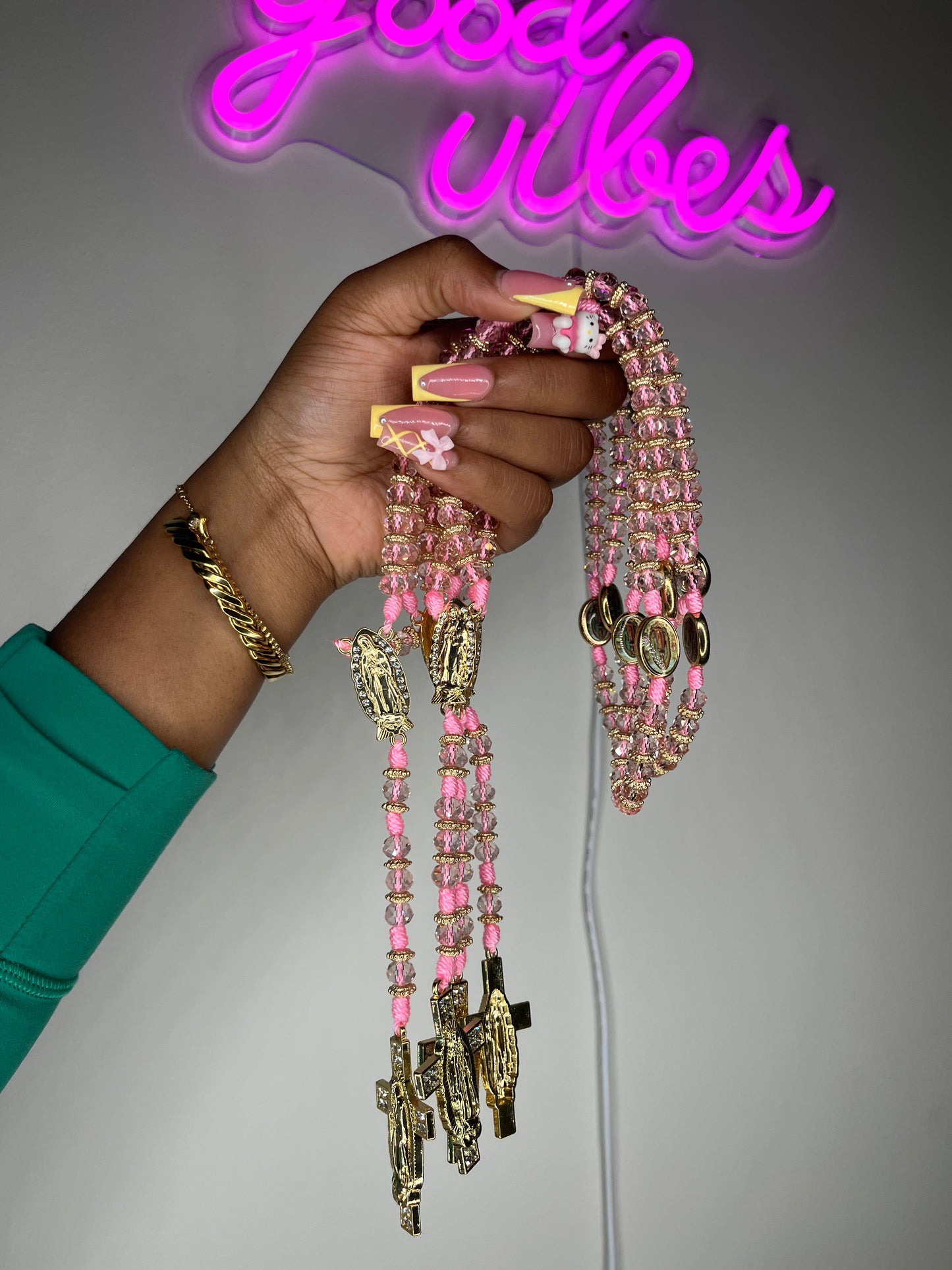 pink rosary